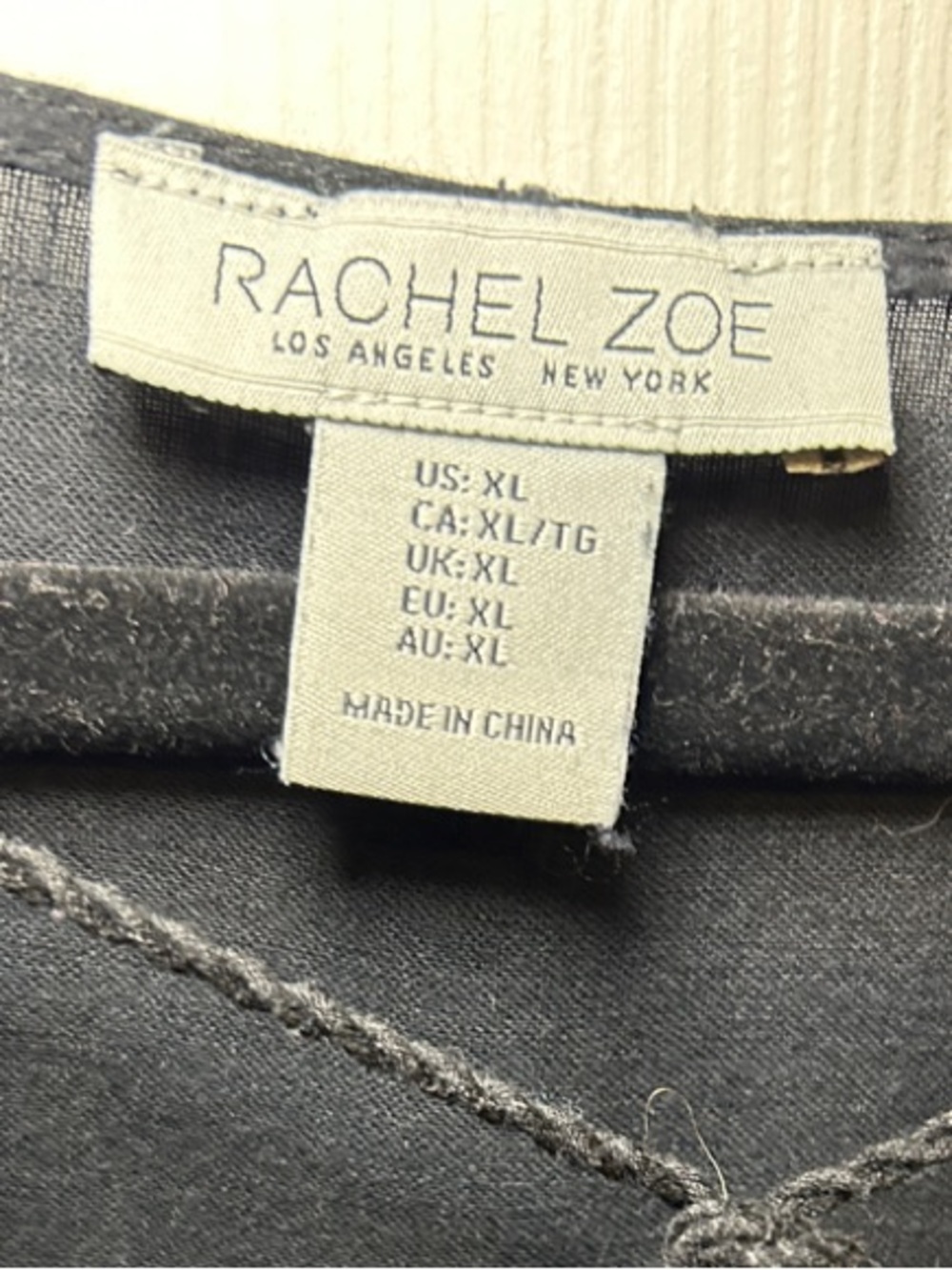 Rachel Zoe Black Tassel Hem Swim Coverup - Picture 2 of 4